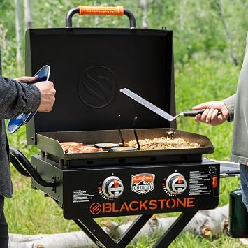 Blackstone 22 Inch Griddle - Portable Blackstone Omnivore Grill with Flexfold Legs, Includes Accessories