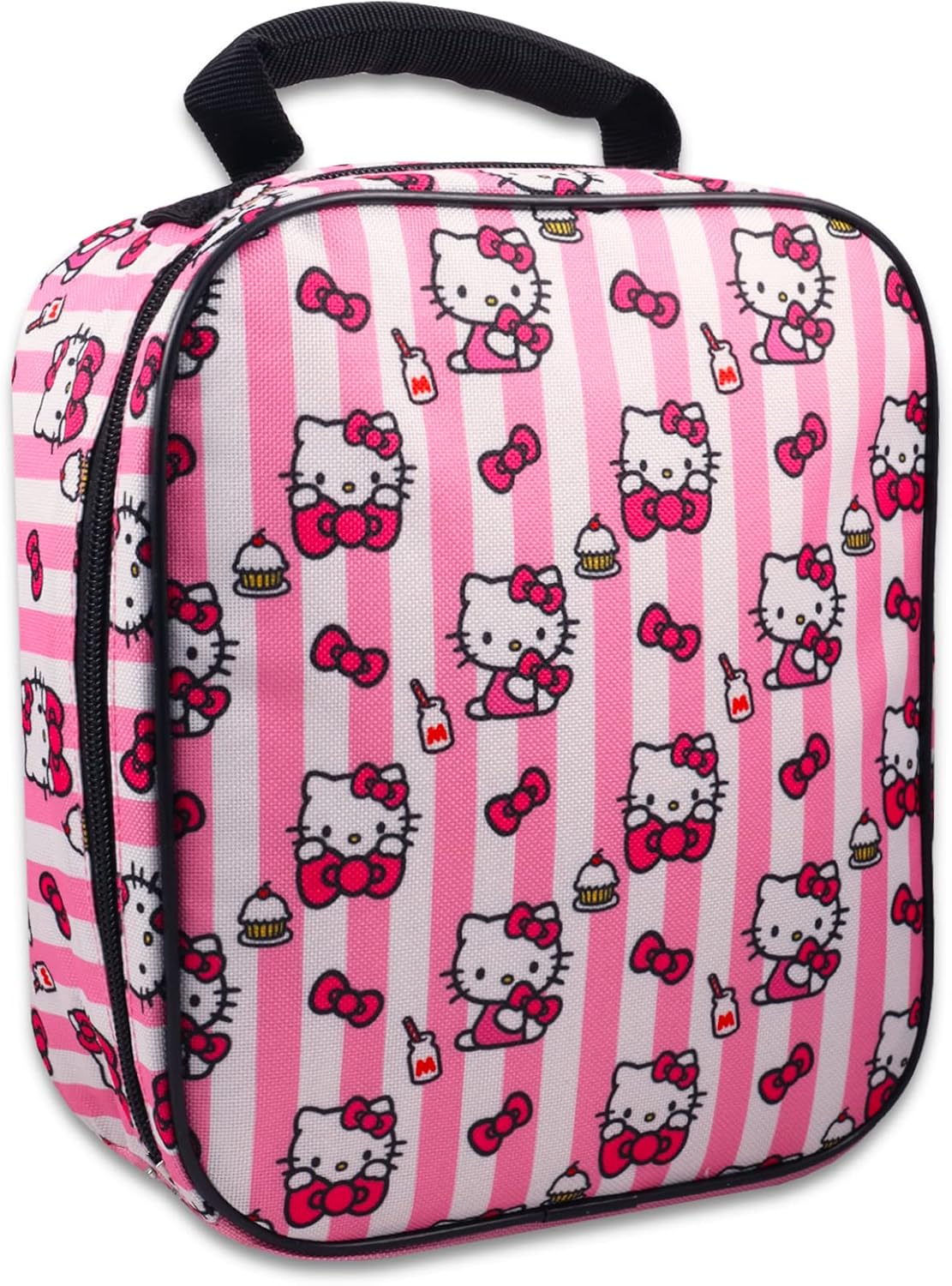 Hello Kitty Backpack with Lunch Box - Bundle with Backpack, Lunch Bag, Stickers, More | Hello Kitty School Supplies for Kids - Image 3