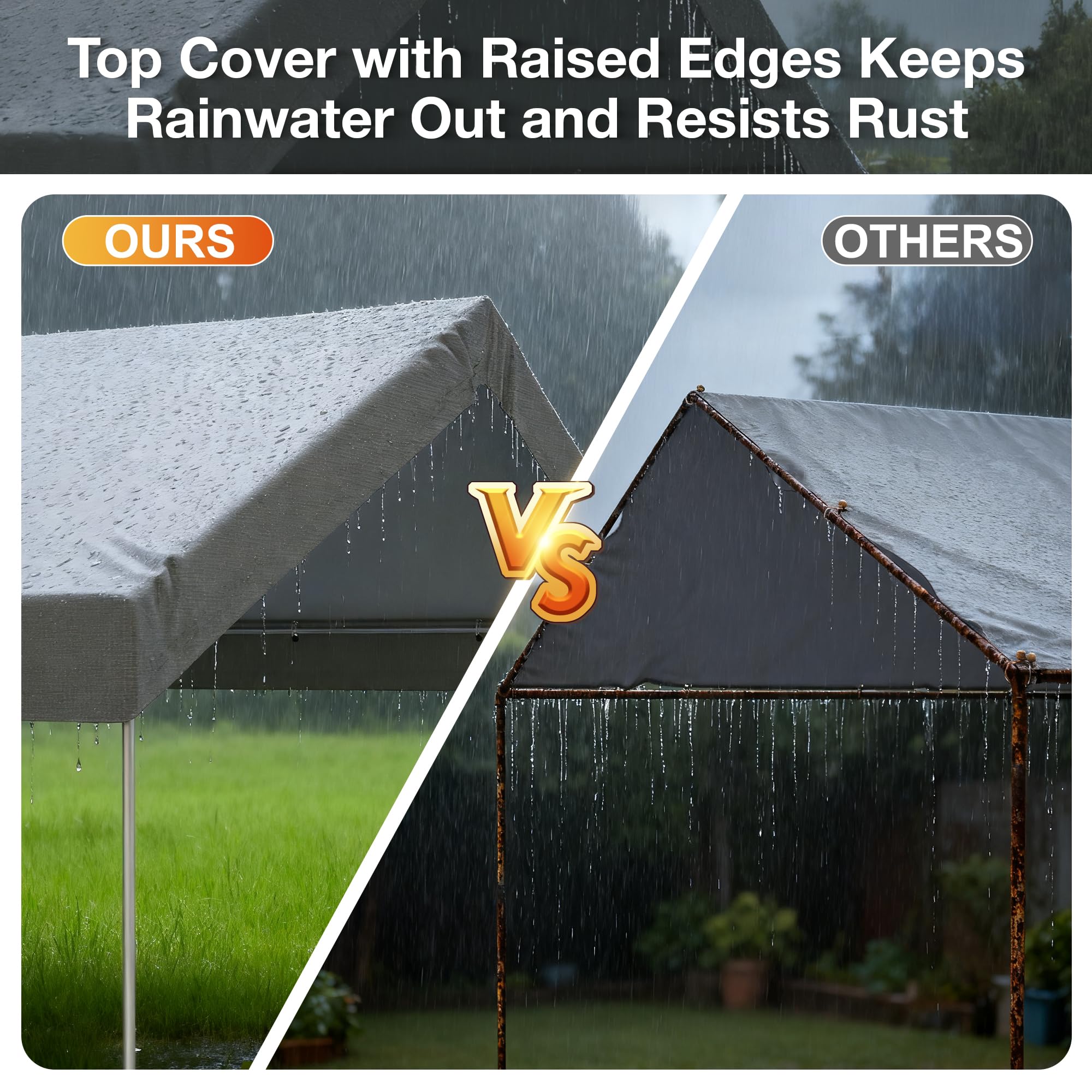 Carport Canopy Cover - 12x20 FT Weatherproof -3 Carport Canopy Cover - 12x20 FT Weatherproof -3