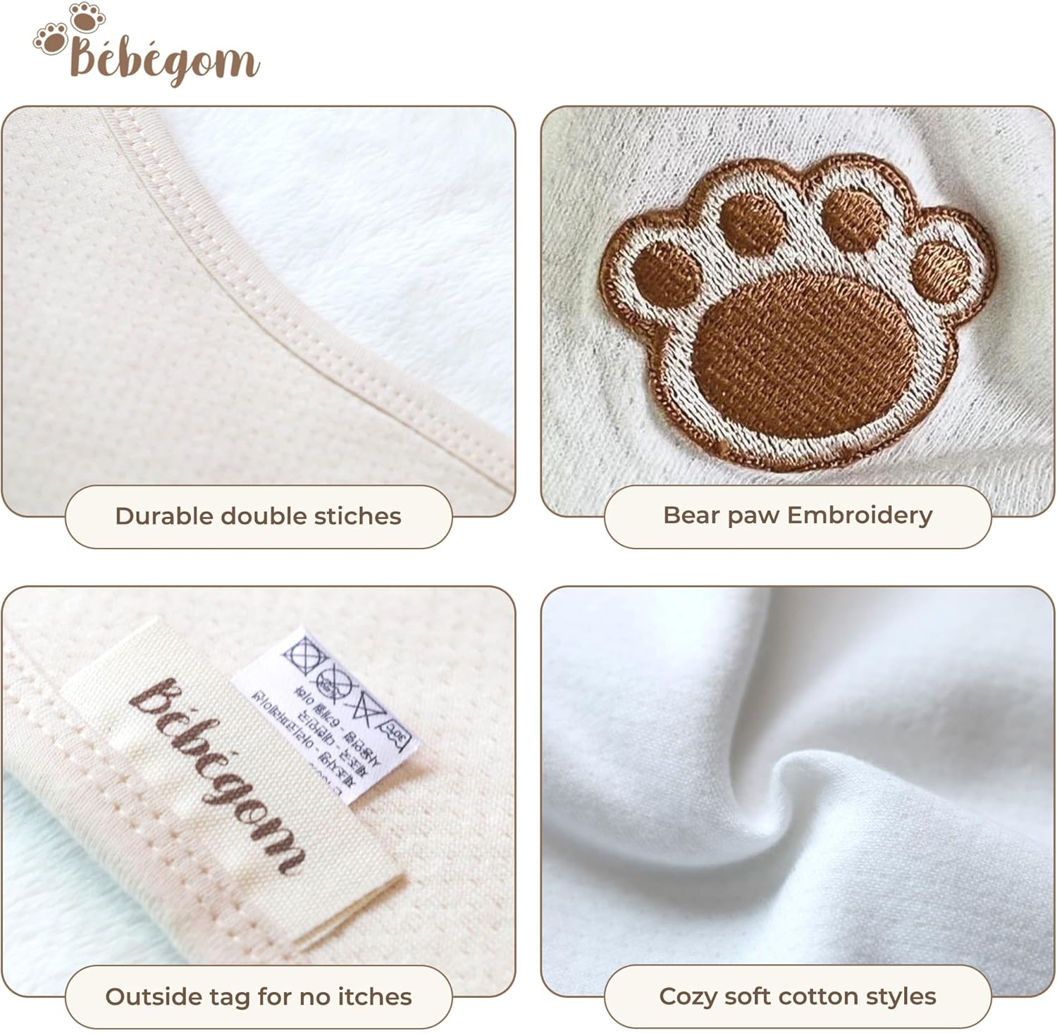 Swaddle Sleep Suit for Newborns, Arms-Up Position, Snug Fit Supports Natural Sleep Reflex, 0–6 Months - Image 6