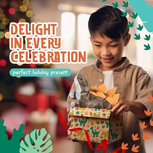 Miniatura 7 de Juguetes de peluche de dinosaurio de estegosaurio de 14 pulgadas, lindo, ultra tierno, juguete de dinosaurio suave abrazable, decoración de