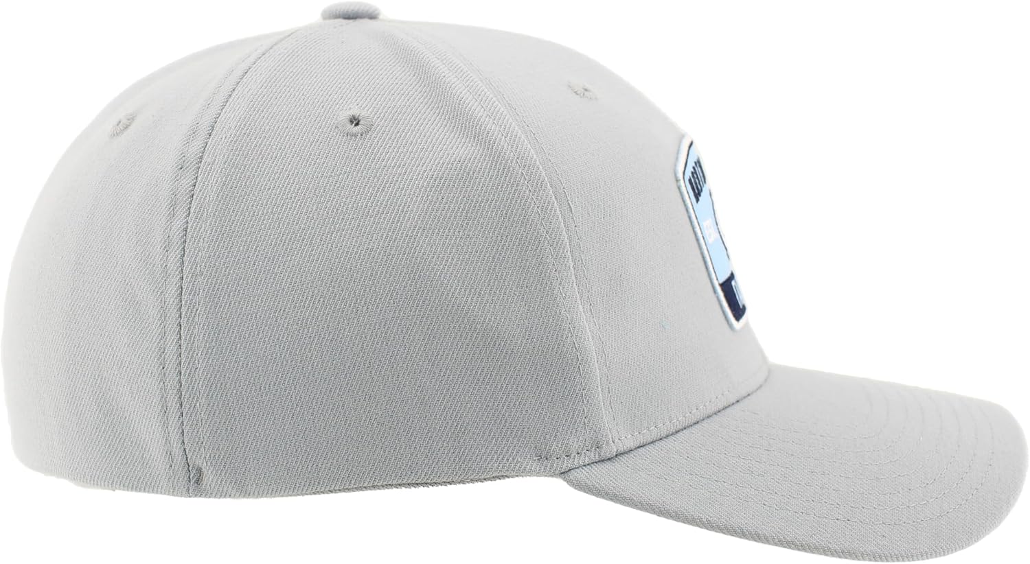 North Carolina Tar Heels NCAA Officially Licensed Fitted Hat ZH Patch Switchback Light Gray, Large - Image 7