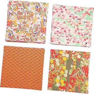 COHEALI 12 Conjuntos De Papel De Origami De Papel De Estilo Japonês Para Papel Colorido Artesanato Papel Dobrável Quadrado Origami De Papel Para DIY Origami Papel Padrão De Papel DIY