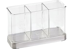 iDesign Utensil Holder and Silverware Organizer for Kitchen Countertop Storage