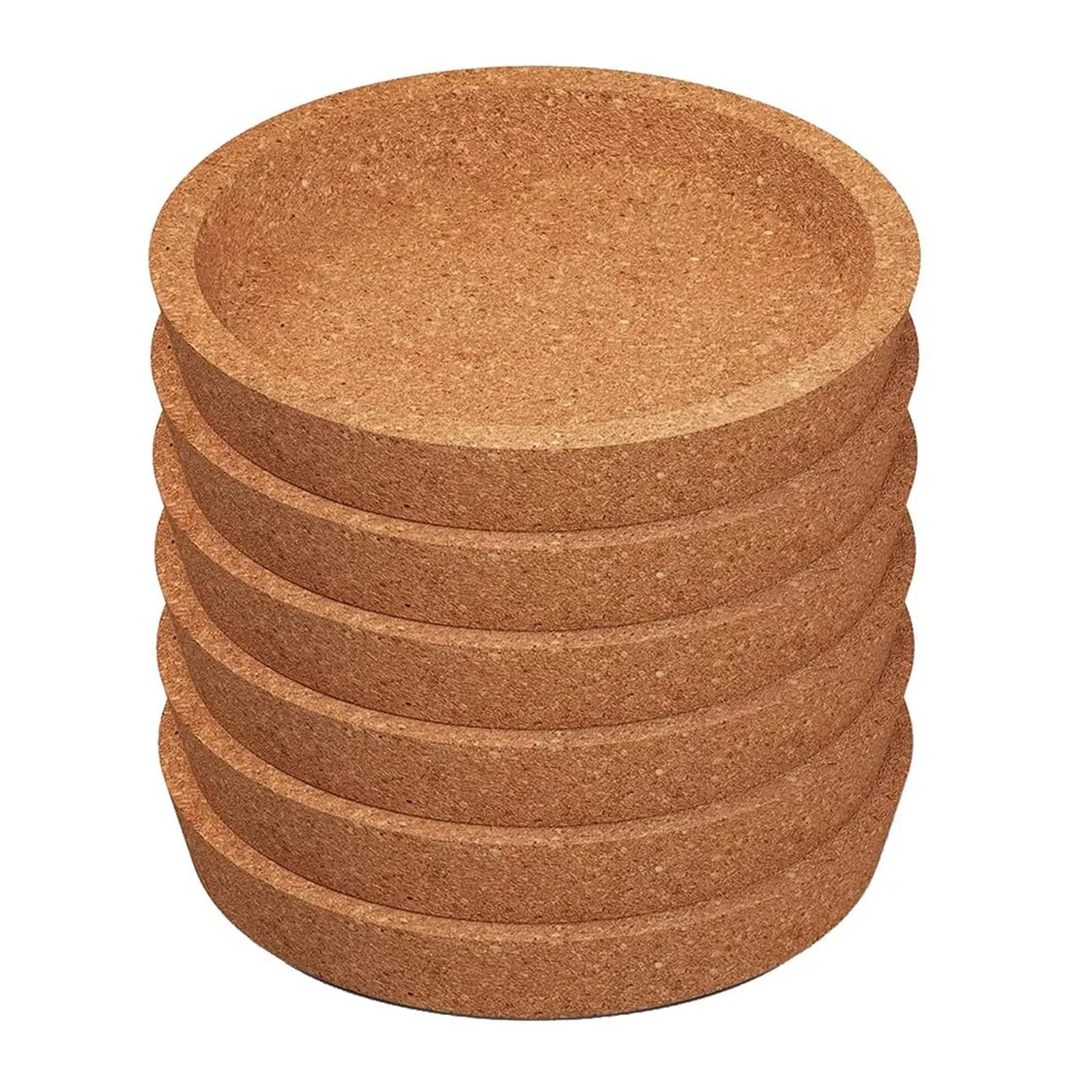 Coasters 6 Pack Cork Coasters 4 Inch Absorbent Heat Resistant Round for Most Kind of Mugs in Office or Home