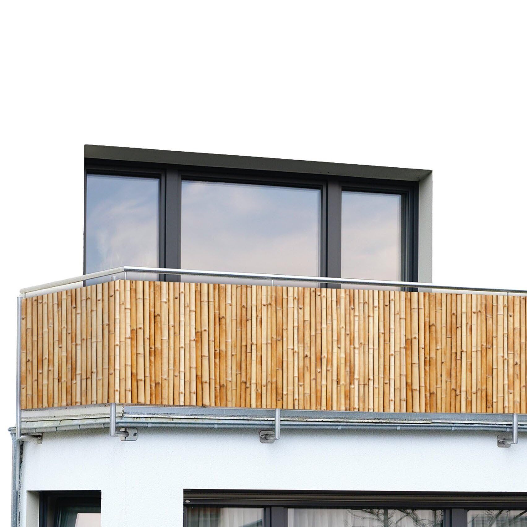 Maximex Pare-vue pour Balcon 5m x 85cm, Protège la Sphère Privée, à l'abri du Vent, Résistant aux UV et aux Intempéries, Séchage Rapide, Résistant à la Déchirure, Renforcé de Fibres de Verre