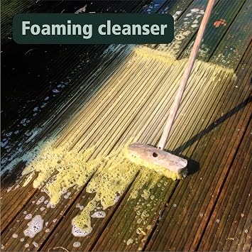 Rubio Monocoat Exterior Wood Cleaner, 200 ft2 | Superior Outdoor Cleaning | Removes Discoloration & Dirt from Wooden Surfaces | Restores Natural Beauty Prior to Finishing Treatment | 1 Liter
