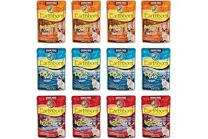 Earthborn Holistic Grain Free Wet Cat Food in Gravy Pouches