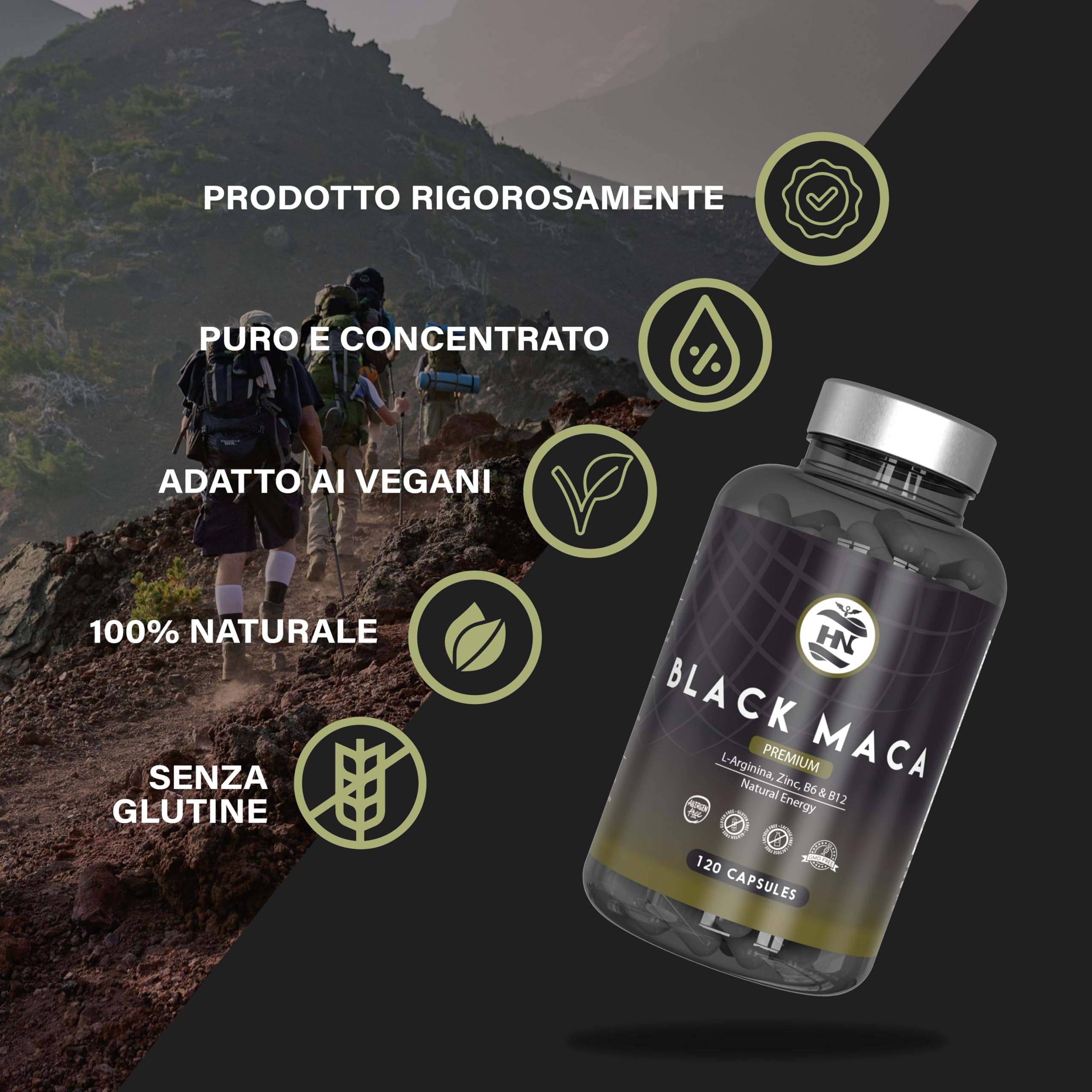 Vitamina C tamponata - 365 capsule - Alto dosaggio di 1000 mg di