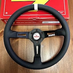 Amazon.co.jp: MOMO FULL SPEED 328D 90mm ディープコーン ブラック