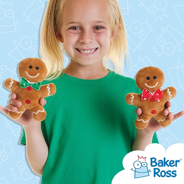 Foto 4 de 6 de Baker Ross FX333 Peluches del Hombre de Jengibre - Paquete de 3, Juguetes para Niños