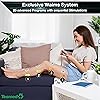 TESMED Max 830: Professional Muscle Stimulator with TENS/EMS/Massage Programs with Sequential Stimulations, 4 Channels, 115 Programs (20 Customizable), Rechargeable, 20 Electrodes Included