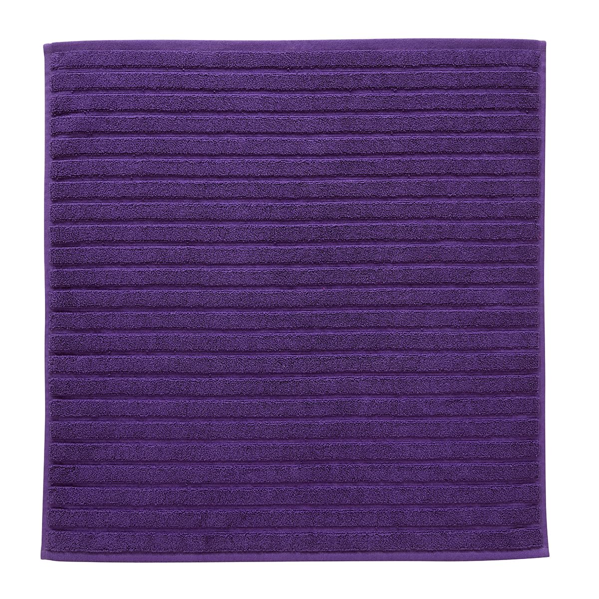 Christy Prism Bath Shower Mat | Turkish Cotton | 850GSM | Super Absorbent and Soft | 60cm x 60cm| Crushed Grape