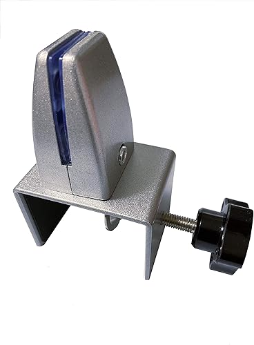 Paquete de 4 Soporte de abrazadera de protección contra estornudos para mesa de 78 a 2-18 pulgadas, pared de división de panel de encimera o