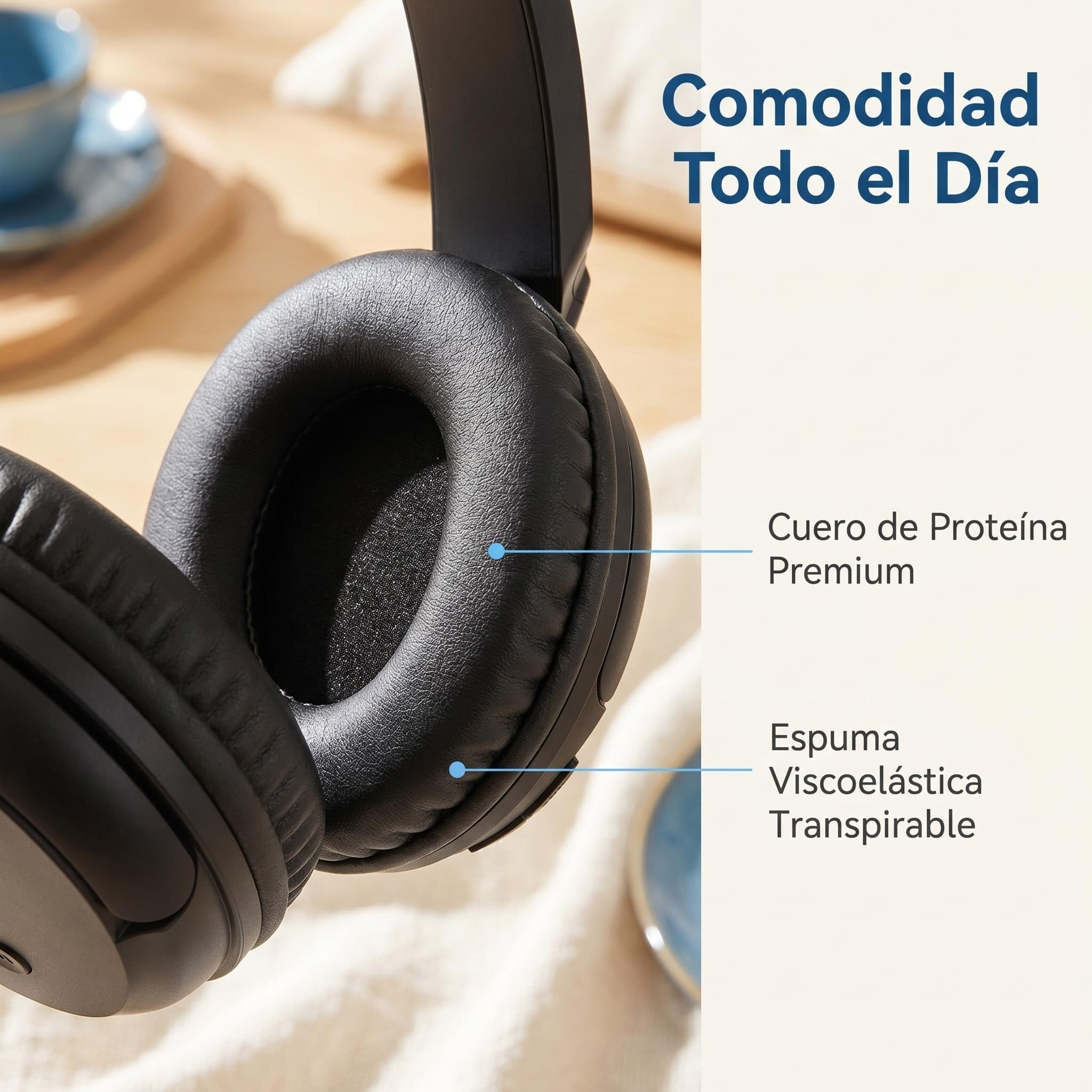 Auriculares para TV Inalámbrico para Personas Mayores y Adultos, Auriculares 2.4G y Bluetooth 5.3 con Transmisor USB, 10H de Reproducción,Latencia Ultra Baja para PC, TV, Dispositivos de Audio