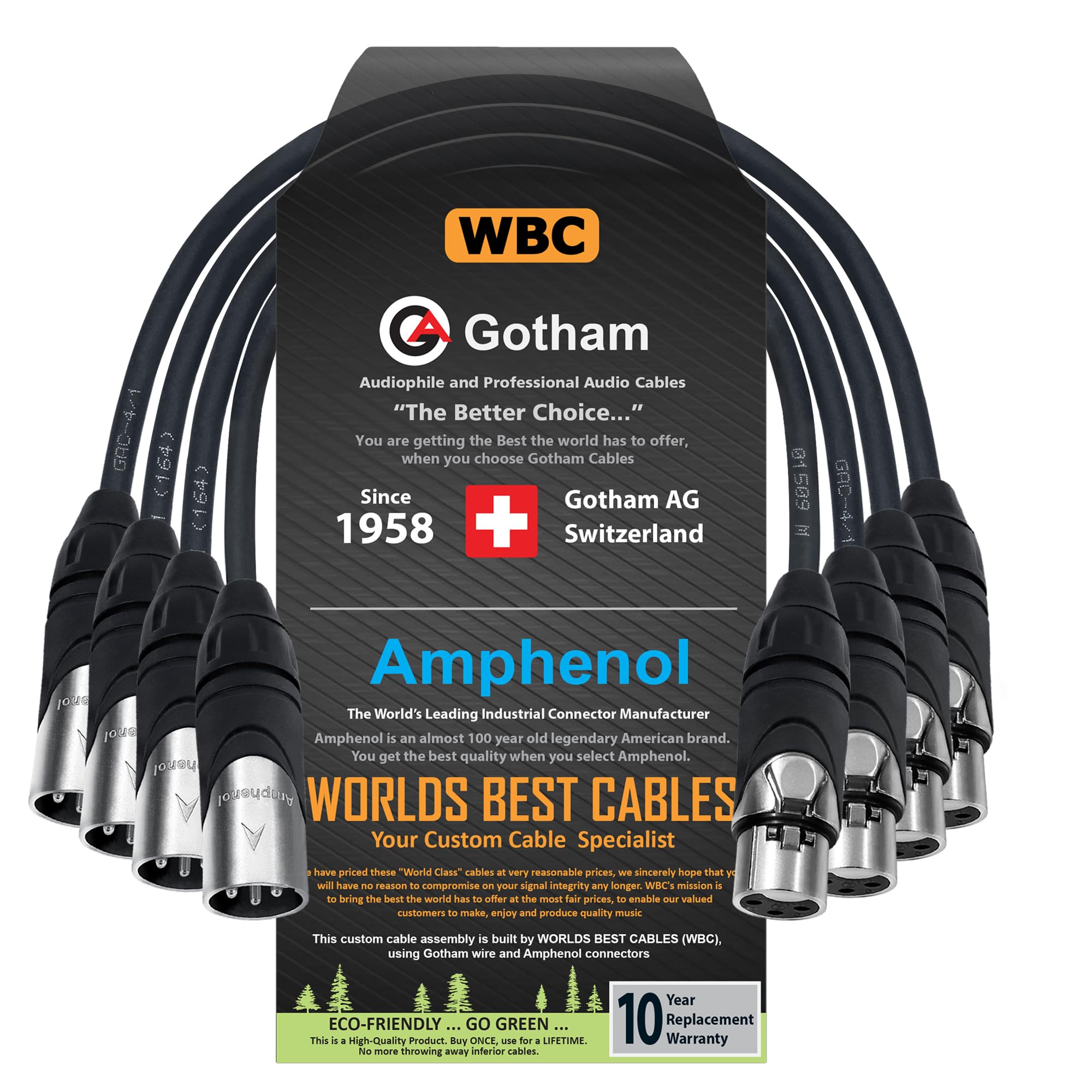 【新品】マイクケーブル10m GOTHAM GAC 4/1 XLR Amazon.co.jp: 4単位 – 1足 – Gotham gac-4 / 1 (ブラック) – Star