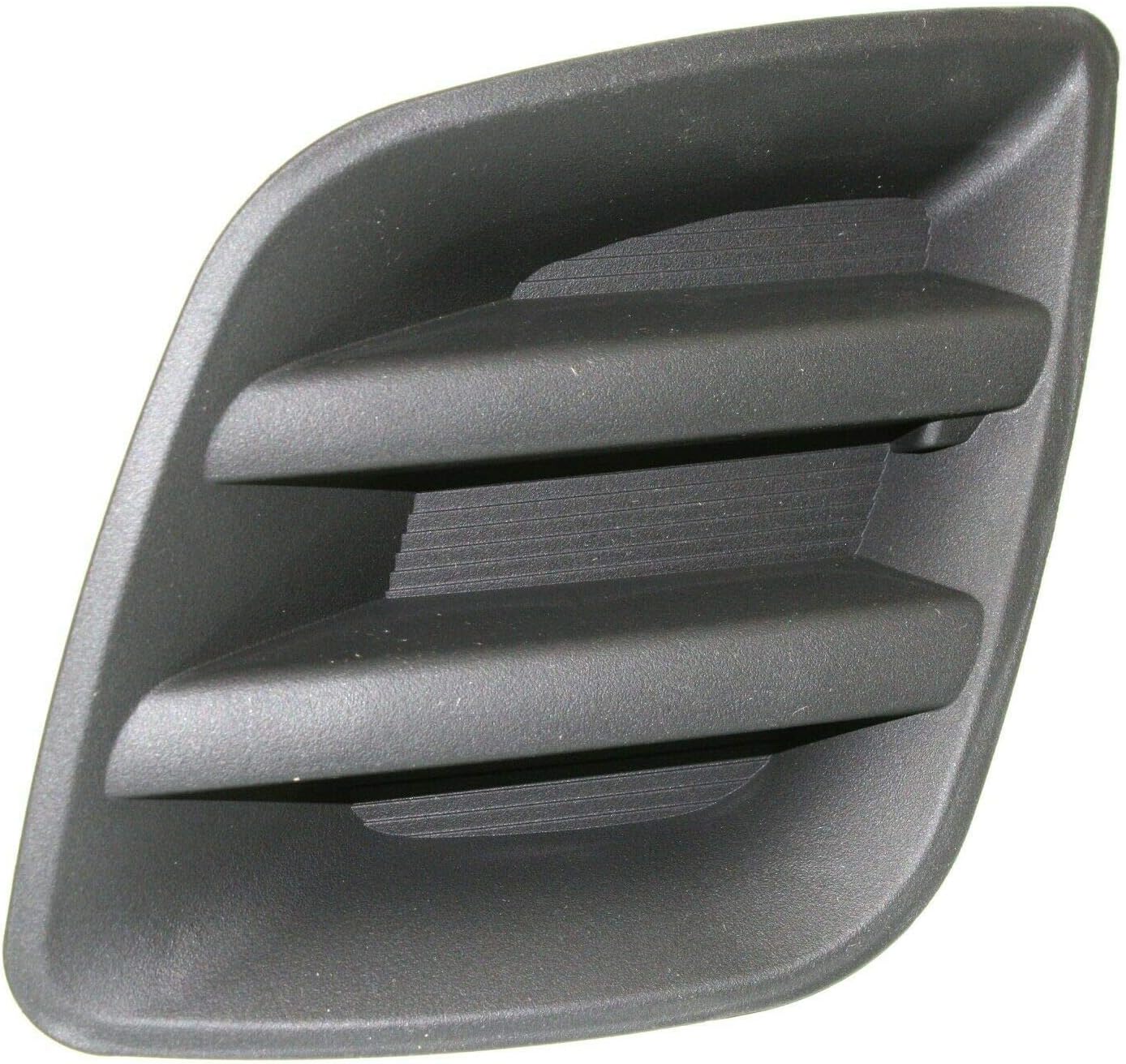 DAT AUTO PARTS Front Left Driver Side Bumper Fog Light Lamp Hole Cover Grille Trim Replacement For 2009-2012 Toyota RAV4 For Base And Sport Models Black Textured TO1038127 521280R020