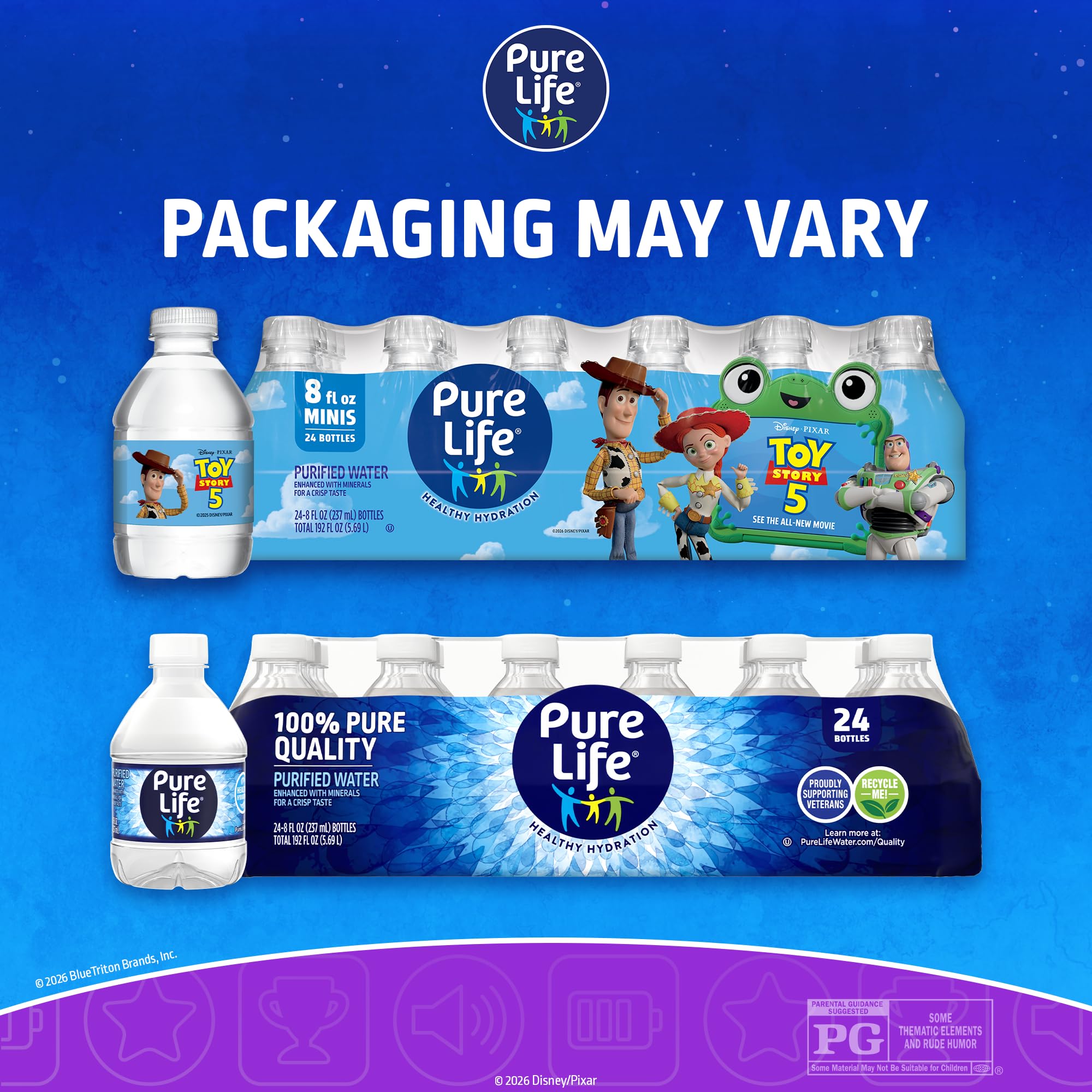 Amazon.com: Pure Life Purified Bottled Water, 24 Pack - Still