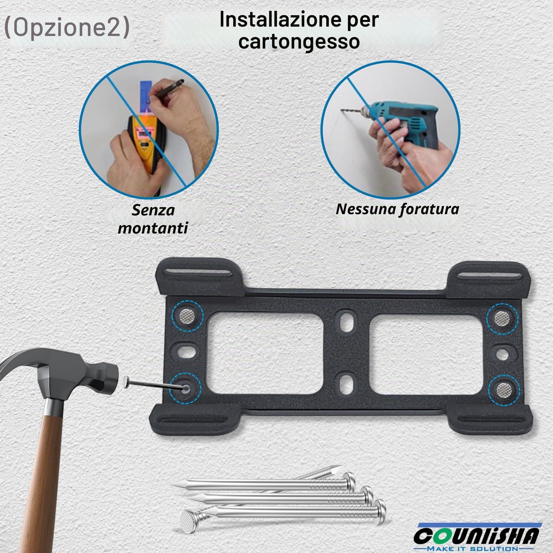 Supporto da parete in metallo compatibile con jbl Charge 6/Charge 5,4,3/Flip 7/Flip 6,5,4, supporto sicuro per mensola con cinghie in pelle regolabili, staffa da parete per altoparlante per