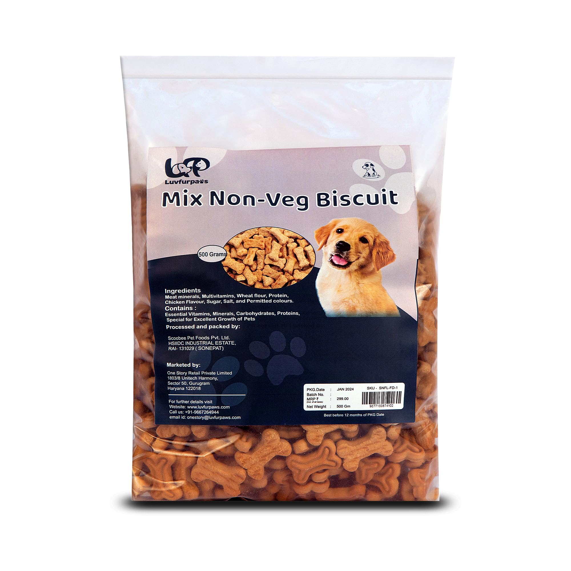 Luvfurpaws Dog Biscuits - Real Chicken Flavor for Dog Treats Total -1 kg Snacks Dog Treats for All Life Stages (B0D4LPLWB8) Amazon Price History, Amazon Price Tracker