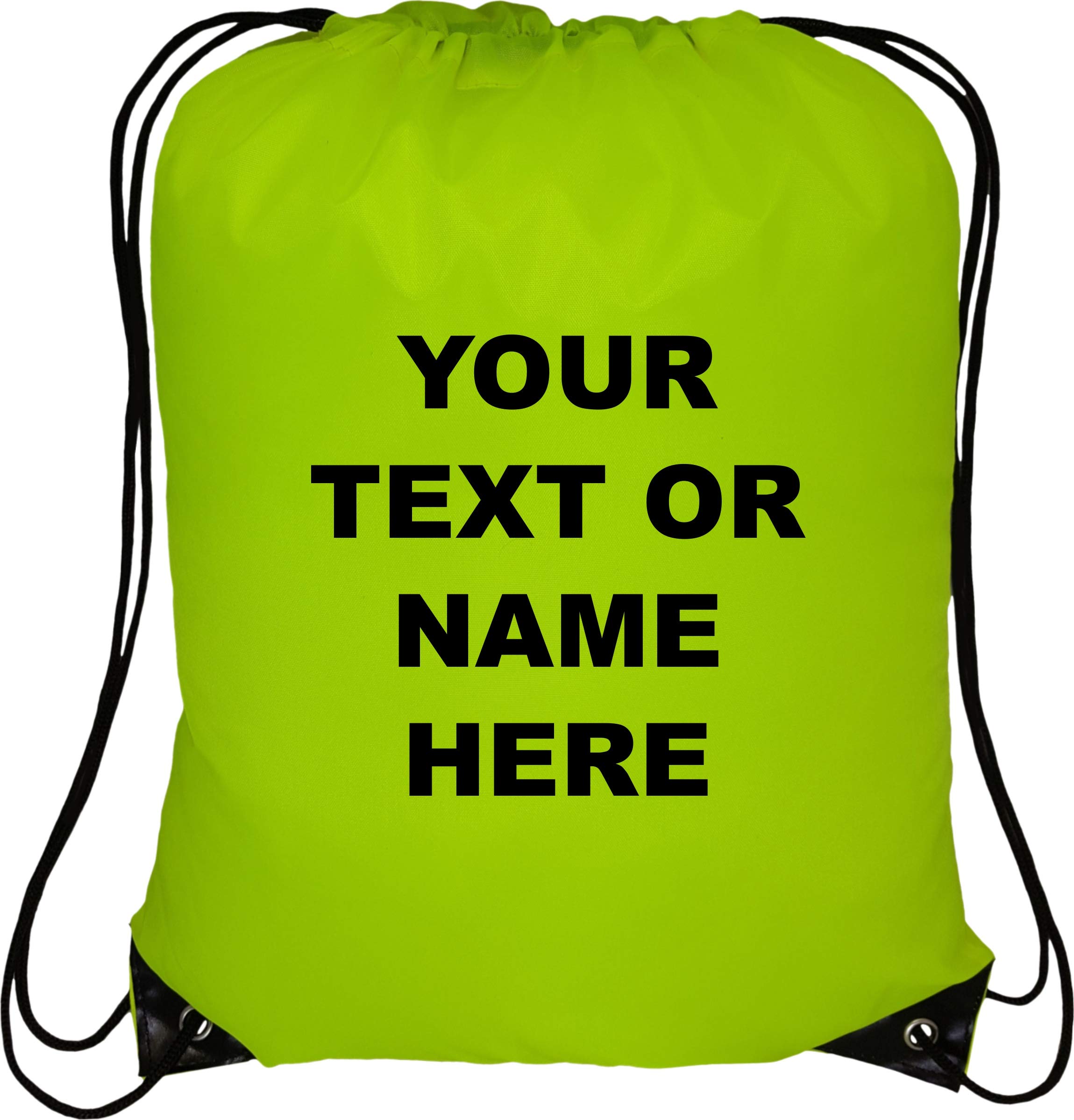 Ultimate-Line Personalised Drawstring bag (Lime)