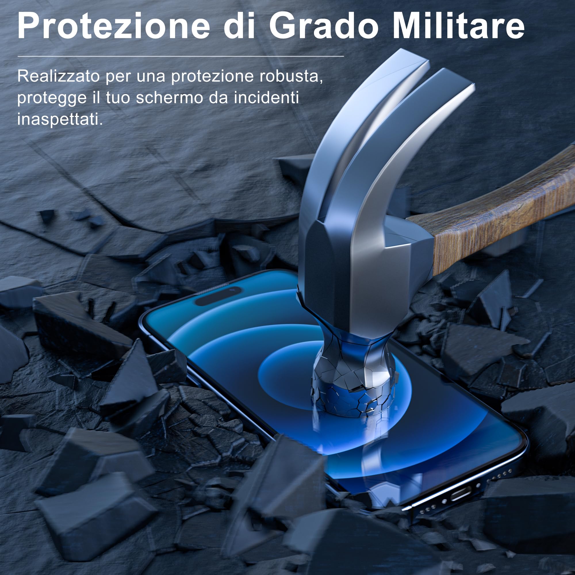 Protezione Totale Per IPhone 16 Pro: 2+2 Vetri Temperati 9H + Pellicola Fotocamera!