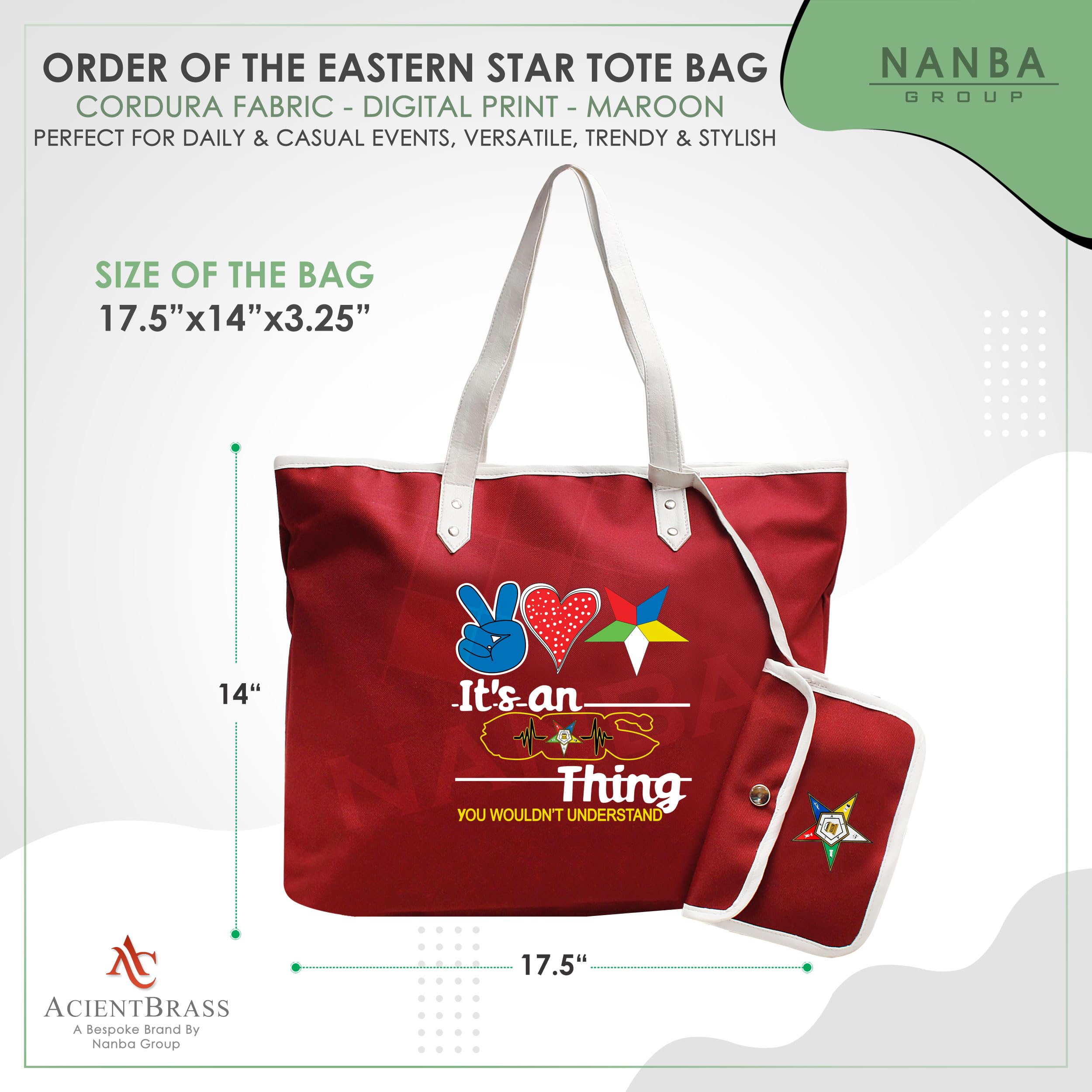 Order of the Eastern Star Tote Bag - It's an OES Thing Design Shoulder Bag