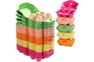 Reusable 30-Pack Easter Egg Cartons: A Sustainable and Decorative Choice