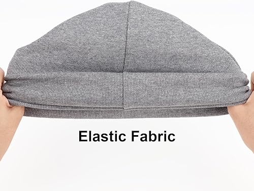Miniatura 7 de DRESHOW BQUBO - Paquete de 6 gorros de bebé para niños y niñas, unisex, gorro de punto suave, gorro de guardería para recién nacidos, niños pequeños