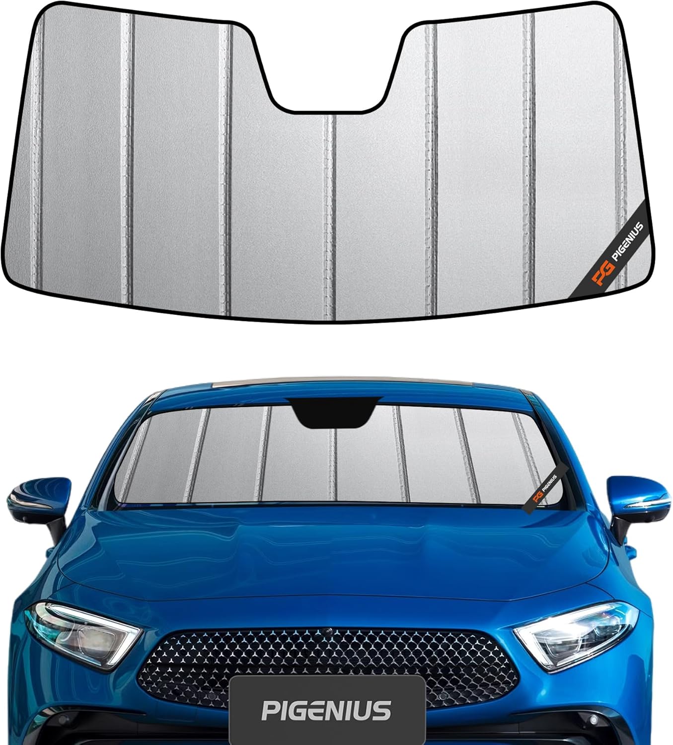 Windshield Sun Shade for Mercedes-Benz AMG GT 2019-2026, CLS 2019-2023 Front Window Sunshade - AstraGuard