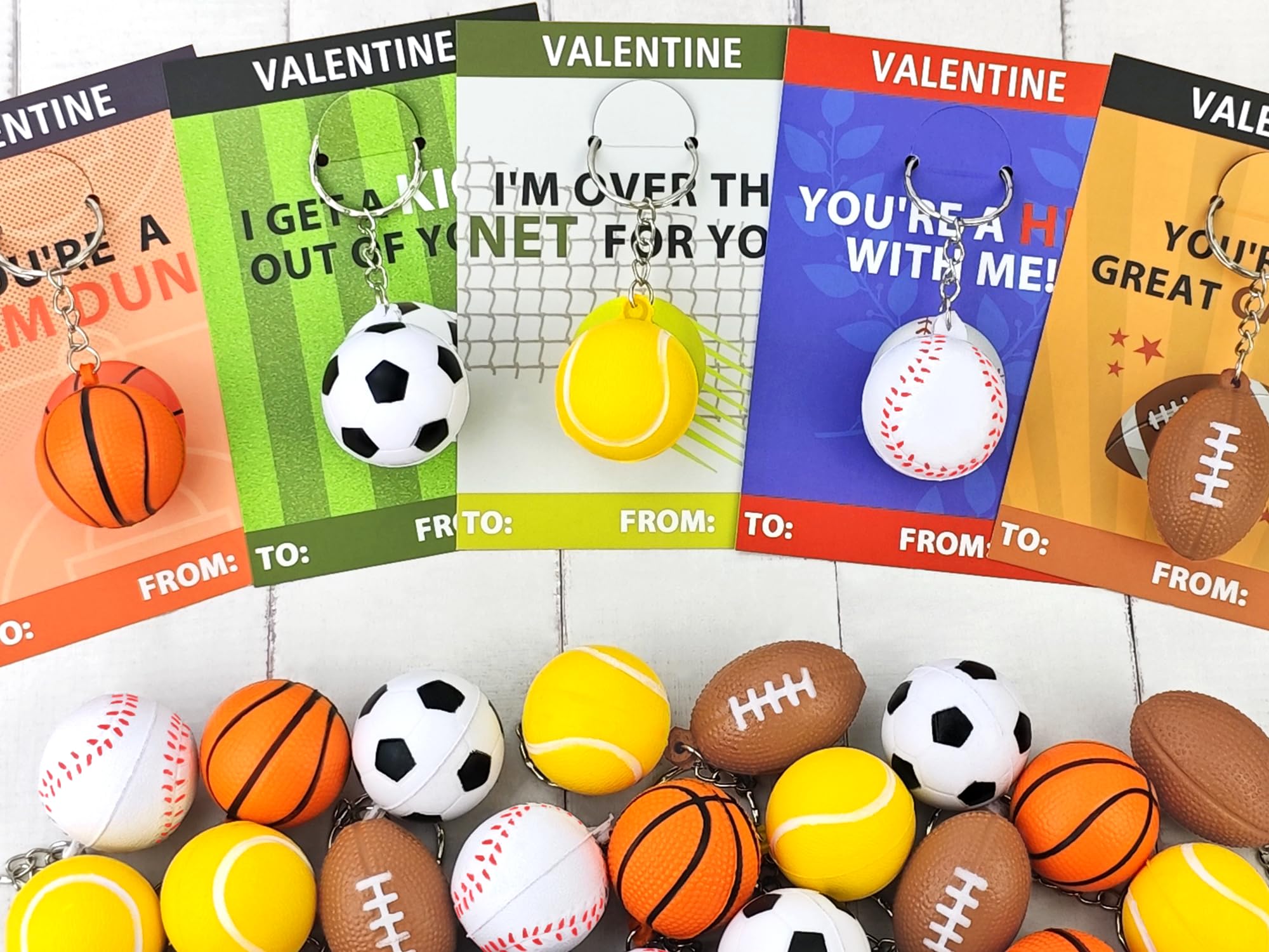 Amazon.com: Sport Stress Ball Valentines Day Gifts for Kids