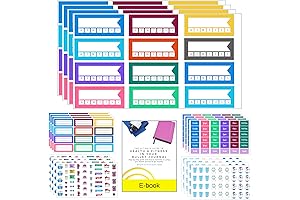 Health and Fitness Planner Stickers for Water Tracking and Wellness Journey