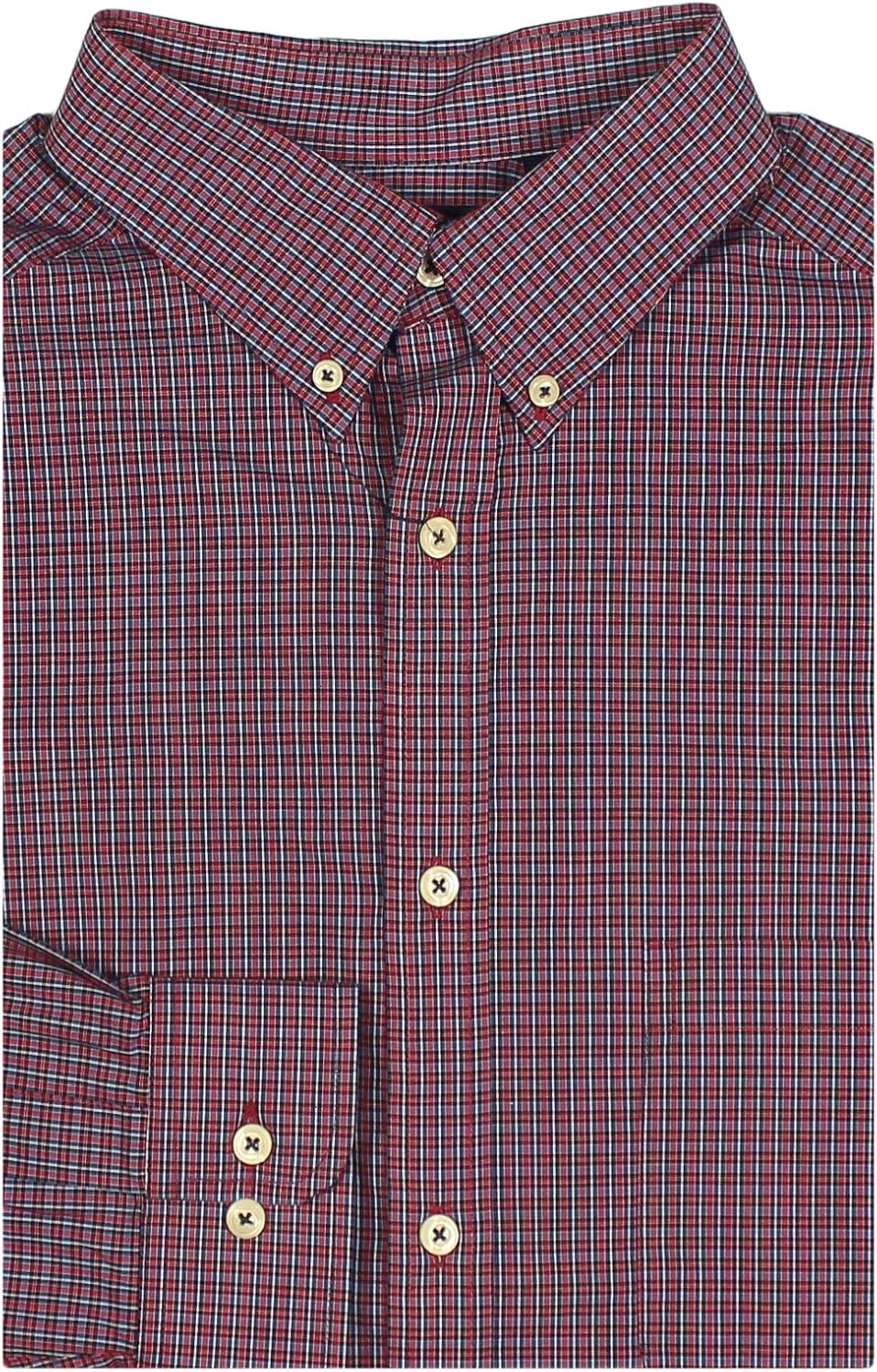 Roundtree & Yorke Luxury Cotton Men's Big and Tall Long Sleeve Shirt with Pocket