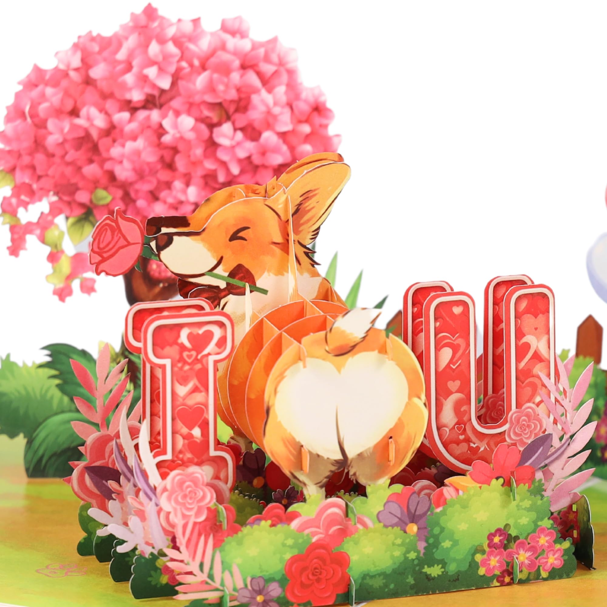 Carte Anniversaire Amour Central 23 Carte Pop Up Corgi U2013 Carte De Vu0153ux 3D Faite À La Main Pour Les Amoureux Des Chiens U2013 Carte Anniversaire D'un Animal De Compagnie U2013 Livrée