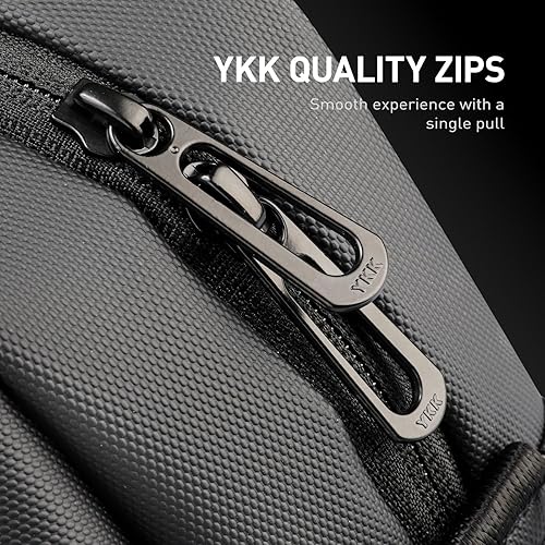 Miniatura 5 de Mark Ryden - Bolsa para laptop de 15.6 pulgadas, maletines impermeables para hombres, bolsa cruzada de hombro con asa para viajes, oficina, negocios