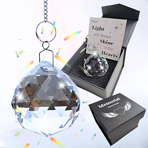 Cristal de recuerdo conmemorativo, iluminando la luz eterna del recuerdo, regalos para amigos en duelo - Rainbow Maker - Regalos conmemorativos -