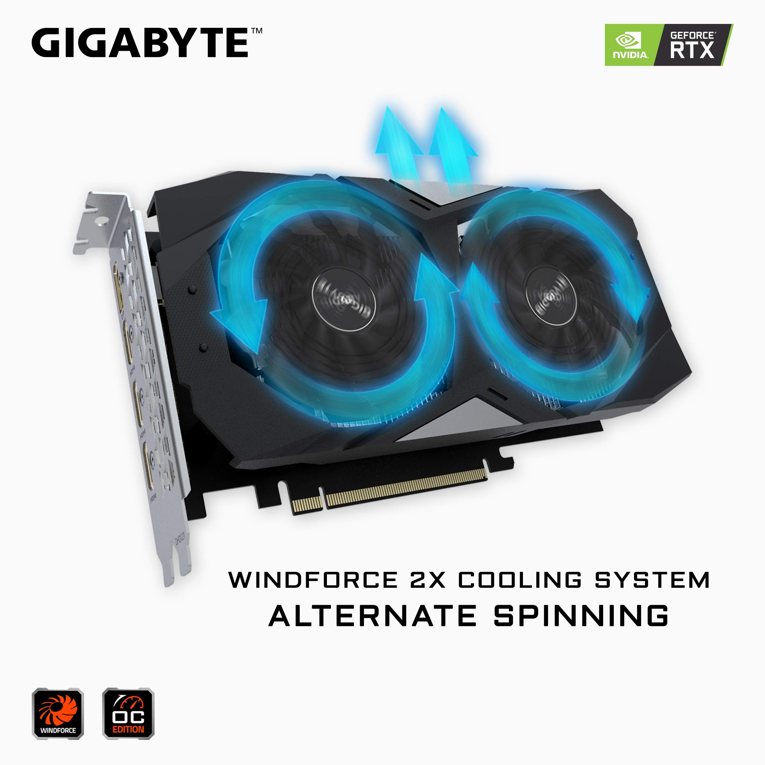 GIGABYTE　GV-N206SWF20C-8GB GeForce® RTX 2060 SUPER™ WINDFORCE OC 8G (rev. 1.0/1.1) Key