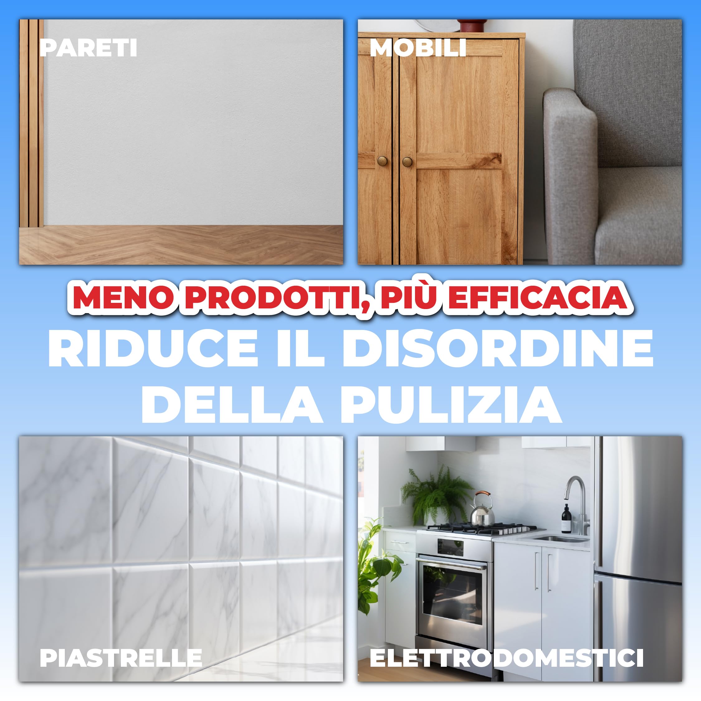 Gomma Magica 18 Pezzi – Spugna Magica Riutilizzabile, Pulizia Solo con Acqua Senza Prodotti Chimici – Ideale per Macchie su Muri, Cucina e Scarpe