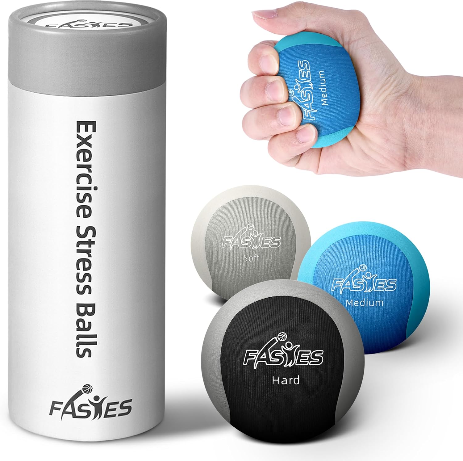 Stress Balls for Adults, Squeeze Balls for Hand Therapy