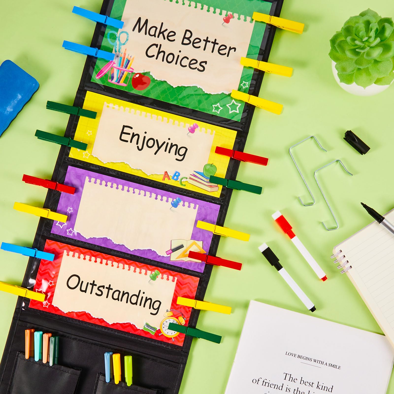 Teacher Supplies Classroom Behavior Chart - Stoplight System For Kids ...