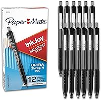 Vista 1 de Paper Mate InkJoy 300RT - Bolígrafos retráctiles, punta media, color negro, 12