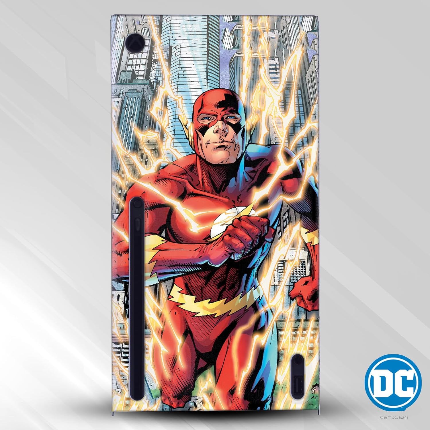 Head Case Designs Officially Licensed The Flash DC Comics Flashpoint Comic Book Art Game Console Wrap and Game Controller Skin Bundle Compatible With Xbox Series X