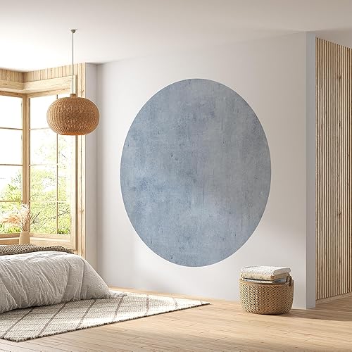 Miniatura 5 de Calcomanía de pared circular con estampado pastel, medio círculo, semicírculo, decoración de pared, geométrico, guardería, despegar y pegar,