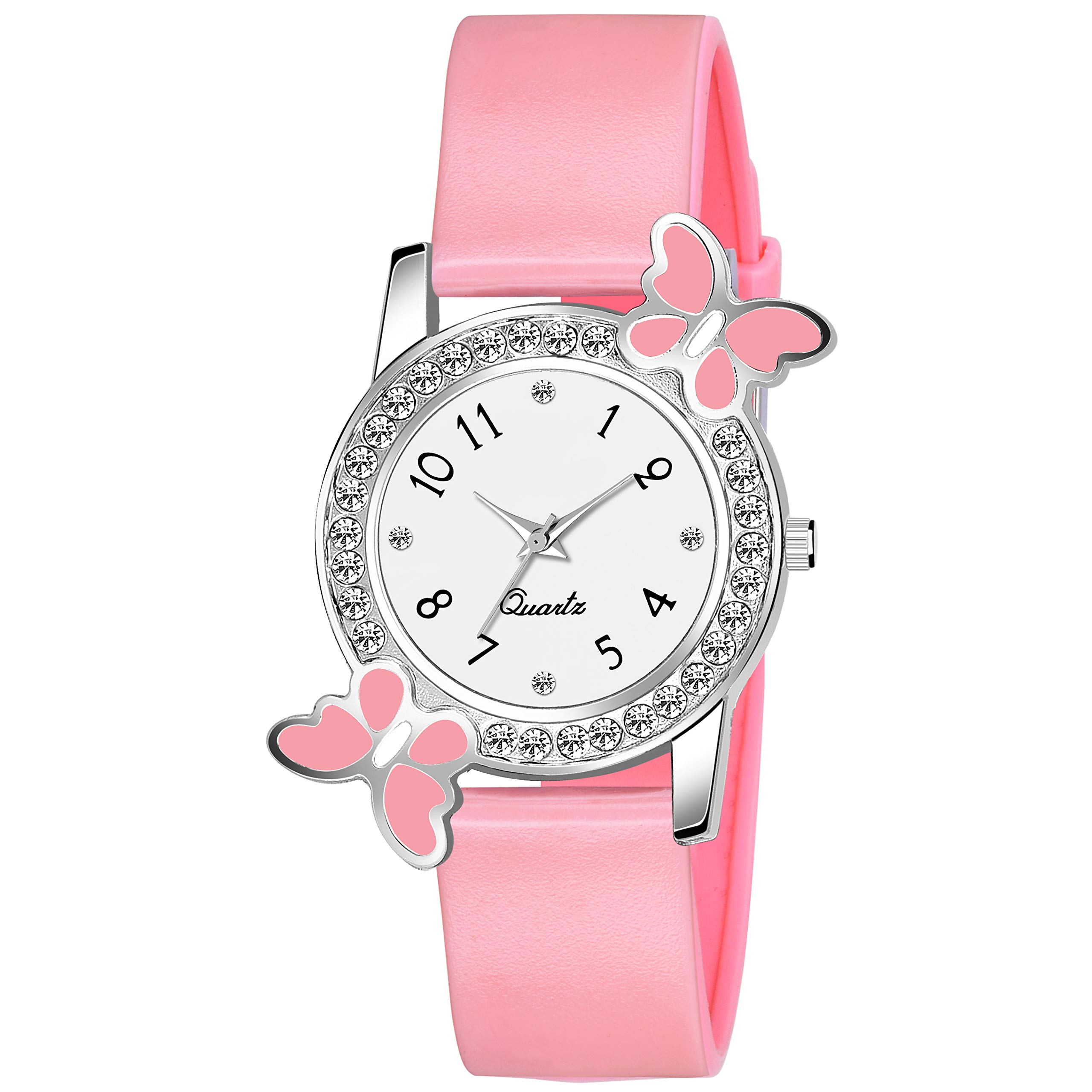 Niyati Nx Analogue Girls Watch (White Dial Pink Colored Strap) (B0837KY84F) Amazon Price History, Amazon Price Tracker