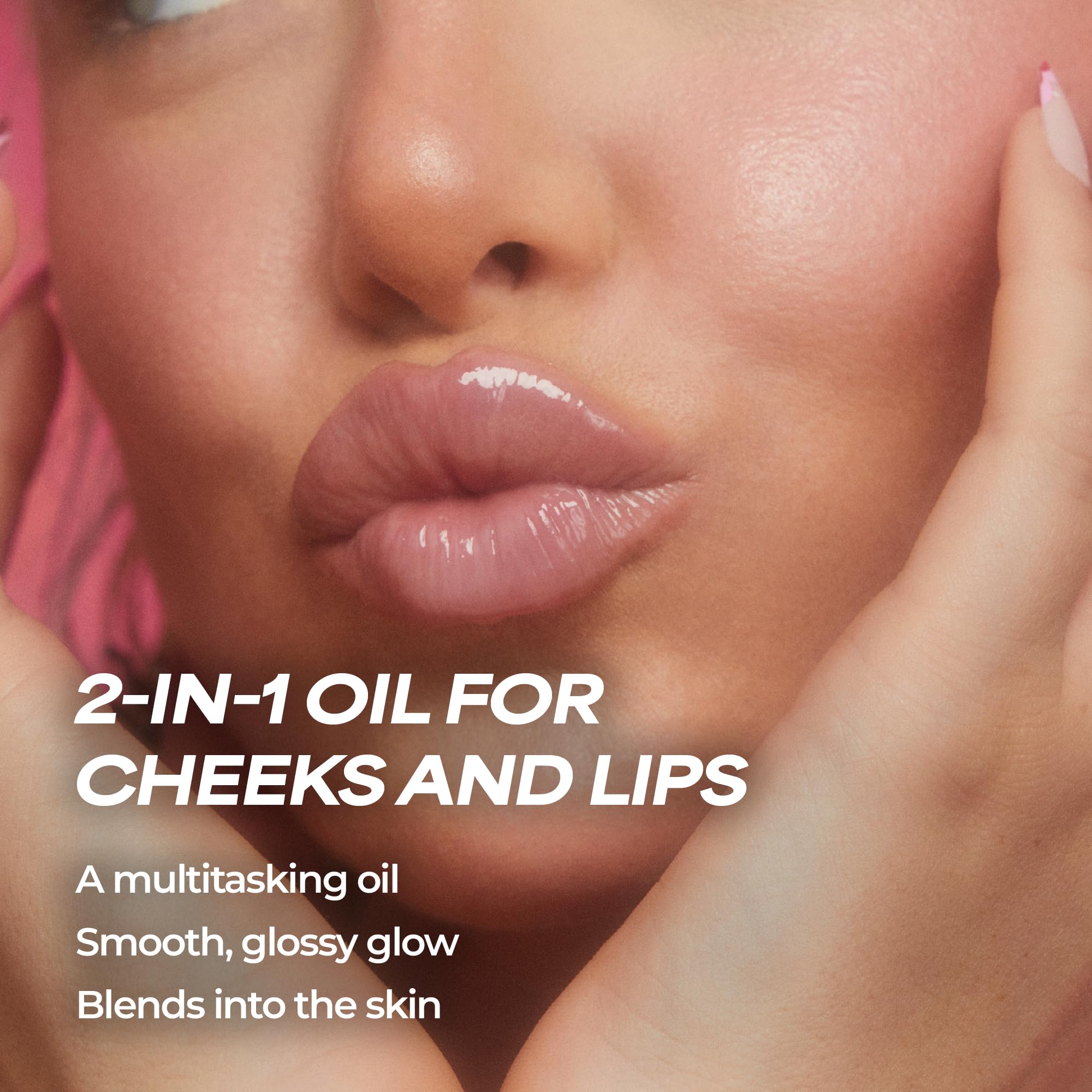 MCoBeauty, Glow Up pH Cheek & Lip Oil, 2-in-1 Oil for Dewy Glow on Lips and Cheeks with Squalane, Jojoba Oil and Vitamin E - Image 3