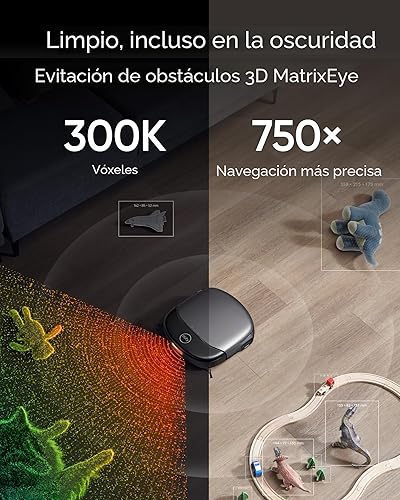 Miniatura 4 de eufy Robot aspirador Omni S1 Pro, sistema HydroJet con fregona de rodillo, robot aspirador y fregona combinados, ozono ecológico, succión increíble,