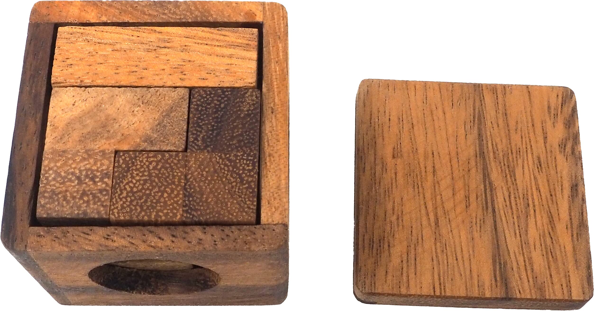 脳トレ 立体パズル 天然木 置物 インテリア 工芸品 美術品 A3063