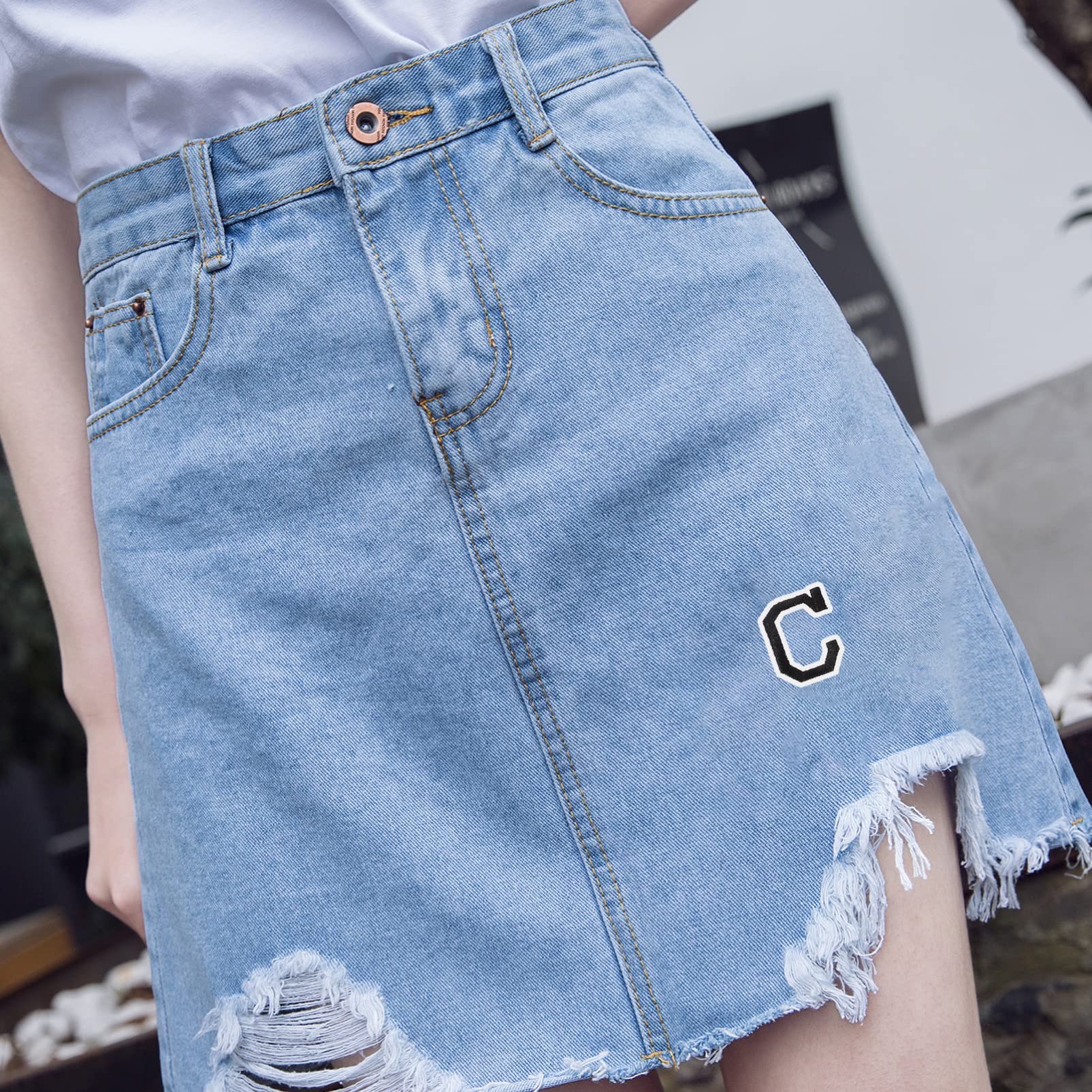 Operitacx 8sets Toppe Ricamate Adesive Termoadesive Per e Riparare Abbigliamento Jeans Borse e Accessori