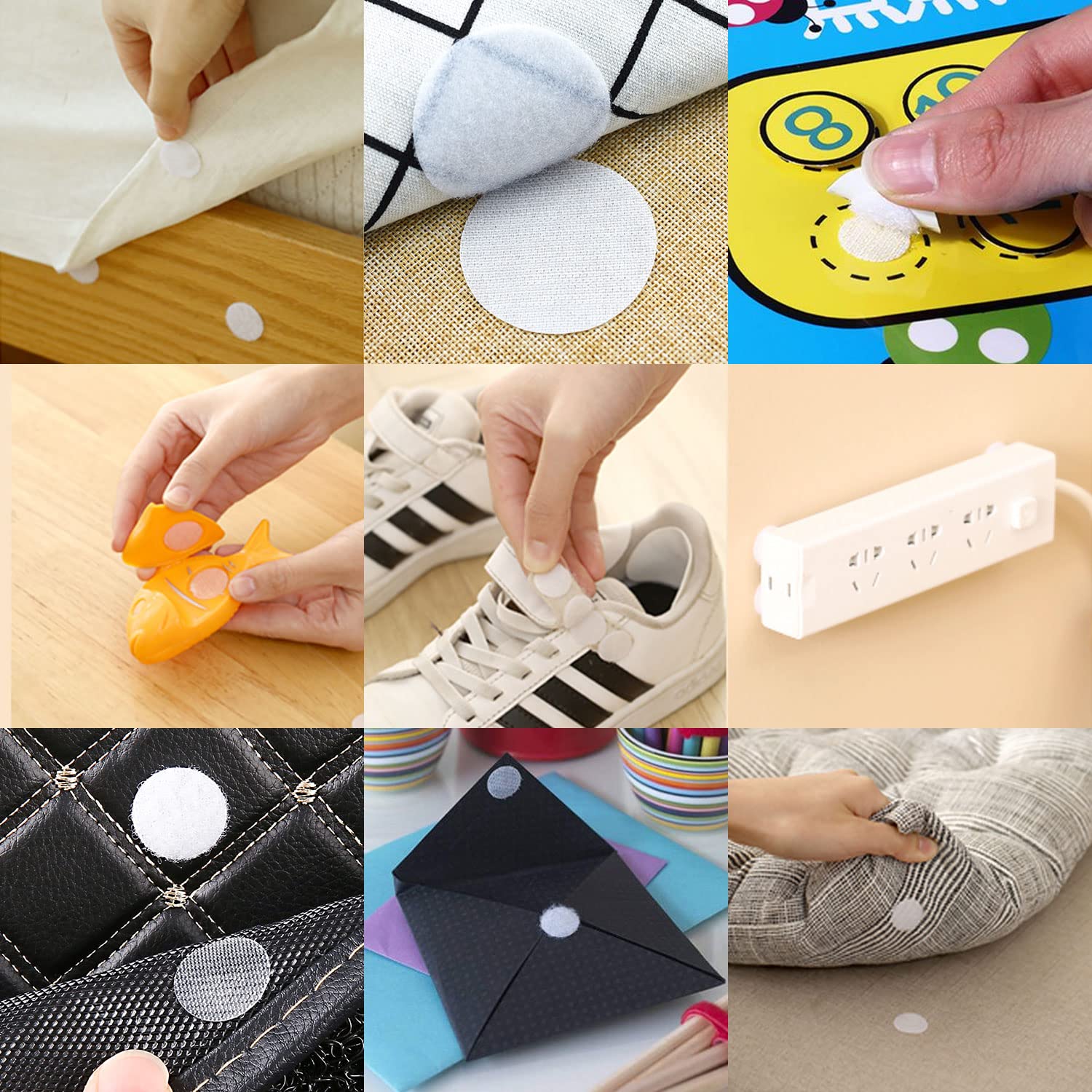 1008 Punti Adesivi Trasparenti - Gancio E Anello 10 Mm Per Scrapbooking E Organizzazione - Foto 4