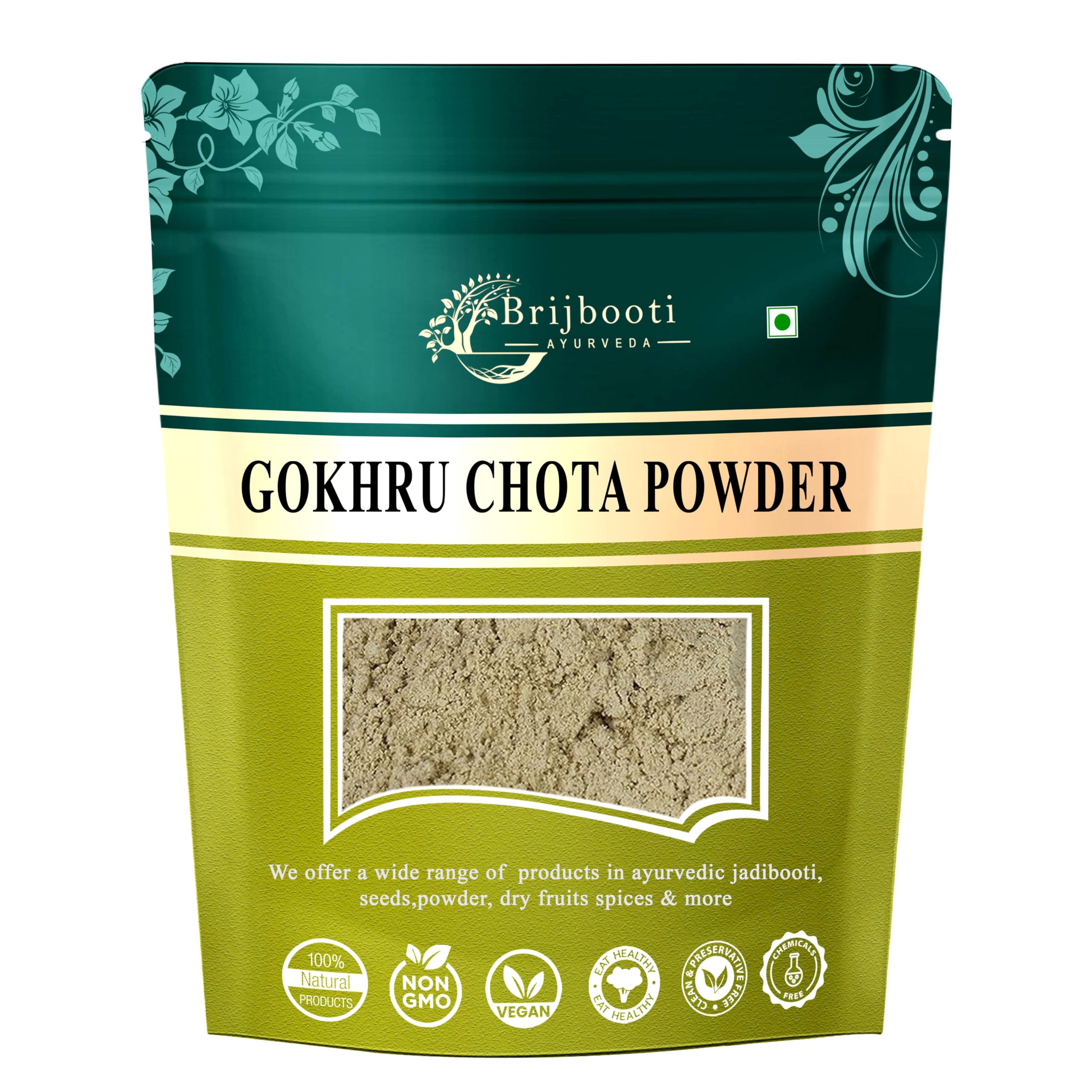 Brijbooti Gokhru Chota Seeds Powder - (250 Gr) | Tribulus Terrestris Powder | Gokshura | Small Caltrops | (B0C4DYJV4H) Amazon Price History, Amazon Price Tracker